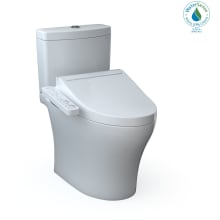 Aquia IV 0.9 / 1.28 GPF Dual Flush Two Piece Elongated Chair Height Toilet with Push Button Flush - Bidet Seat Included