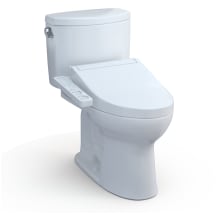 Drake II 1.28 GPF Two Piece Elongated Toilet with Left Hand Lever - Bidet Seat Included