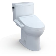 Drake II 1 GPF Two Piece Elongated Toilet with Left Hand Lever - Bidet Seat Included