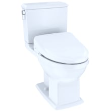 Connelly 0.9 / 1.28 GPF Dual Flush Two Piece Elongated Chair Height Toilet with Left Hand Lever  - Washlet Seat Included