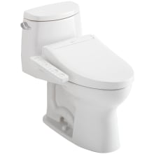 UltraMax II 1.28 GPF One Piece Elongated Toilet with Left Hand Lever - Bidet Seat Included