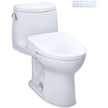 UltraMax II 1.28 GPF One Piece Elongated Chair Height Toilet with Washlet+ S7 Bidet Seat, Tornado Auto Flush, CEFIONTECT Glaze, EWATER+, and PREMIST