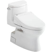 Carlyle II 1.28 GPF One Piece Elongated Toilet with Left Hand Lever - Bidet Seat Included