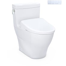 Legato 1.28 GPF One Piece Elongated Chair Height Toilet with Washlet+ S7A Auto Open Bidet Seat, Tornado Flush, CEFIONTECT, EWATER+, PREMIST and Light