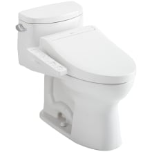 Supreme II 1.28 GPF One Piece Elongated Toilet with Left Hand Lever - Bidet Seat Included