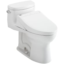 Supreme II 1.28 GPF One Piece Elongated Toilet with Left Hand Lever - Bidet Seat Included