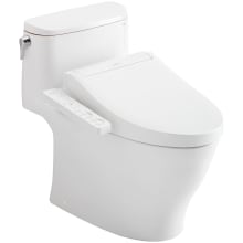 Nexus 1.28 GPF One Piece Elongated Toilet with Left Hand Lever - Bidet Seat Included