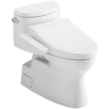 Carolina II 1.28 GPF One Piece Elongated Toilet with Left Hand Lever - Bidet Seat Included