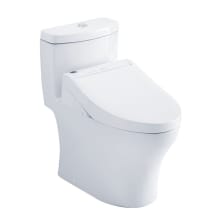 Aquia IV 0.8 / 1.28 GPF Dual Flush One Piece Elongated Toilet with Push Button Flush - Bidet Seat Included