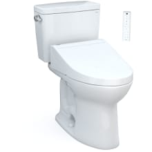 Drake 1.6 GPF Two Piece Elongated Chair Height Toilet with Left Hand Lever - Bidet Seat Included