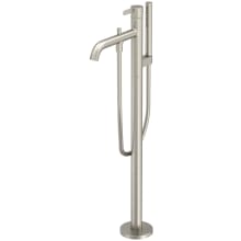 GF Floor Mounted Tub Filler with Built-In Diverter and COMFORT GLIDE Valve and COMFORT WAVE Spray Technologies - Includes Hand Shower