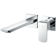 1.2 GPM Single Handle Wall Mounted Bathroom Faucet with Comfort Glide™ Technology - Less Drain Assembly