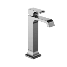 GC 1.2 GPM Vessel Single Hole Bathroom Faucet with Pop-Up Drain Assembly and Comfort Glide