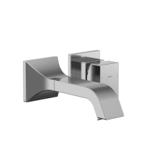 GC 1.2 GPM Wall Mounted Mini-Widespread Bathroom Faucet with Comfort Glide
