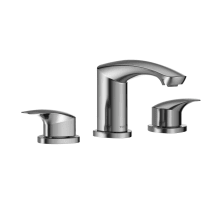 GM 1.2 GPM Widespread Bathroom Faucet with Pop-Up Drain Assembly