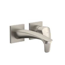 GM 1.2 GPM Wall Mounted Mini-Widespread Bathroom Faucet with Comfort Glide