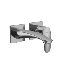 GM 1.2 GPM Wall Mounted Mini-Widespread Bathroom Faucet with Comfort Glide