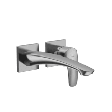 GM 1.2 GPM Wall Mounted Mini-Widespread Bathroom Faucet with Comfort Glide - Long