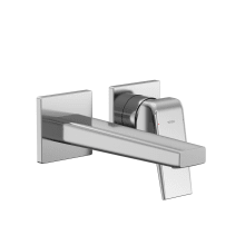 GB 1.2 GPM Wall Mounted Mini-Widespread Bathroom Faucet with Comfort Glide