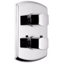Soirée Collection Double Handle Thermostatic and Volume Control Valve Trim - Less Rough In
