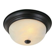 Two Light Down Lighting Flush Mount Ceiling Fixture