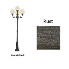 89" Height 4 Light Outdoor Post Light - Post Included