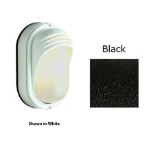 Single Light Down Lighting Oval Eye Lashes Outdoor Bulk Head from the Outdoor Collection