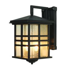 Asian Two Light Up Lighting Outdoor Square Wall Sconce from the Outdoor Collection