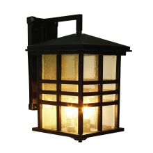 Asian Three Light Up Lighting Outdoor Square Wall Sconce from the Outdoor Collection