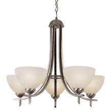 Five Light Up Lighting Chandelier from the Contemporary Collection