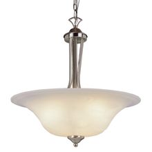 3 Light Down Lighting Bowl Pendant from the Back to Basics Collection