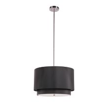 Three Light Double Shade Pendant from the Young and Hip Collection