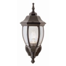 Single Light 16" Tall Outdoor Wall Sconce with Photocell