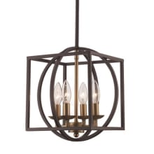 Arzio 4 Light 12" Wide Pendant