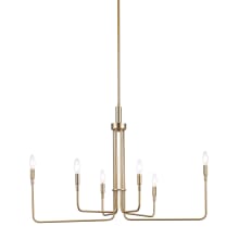 Charlotte 6 Light 36" Wide Taper Candle Style Chandelier