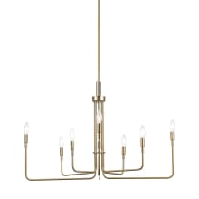 Charlotte 8 Light 36" Wide Taper Candle Style Chandelier