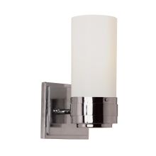 1 Light Wall Sconce with Frosted Shade