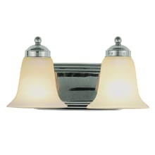 Rusty 2 Light 14" Wide Bathroom Vanity Light