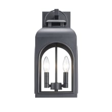 Presence 2 Light 16" Tall Outdoor Wall Sconce
