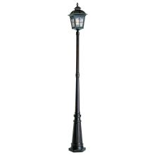 Briarwood Single Light 86-1/4" Tall Outdoor Single Head Post Light with Water Glass Shade