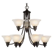 Payson 9 Light 2 Tier Chandelier