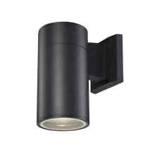 Compact Single Light 8" Tall Integrated LED Outdoor Wall Sconce