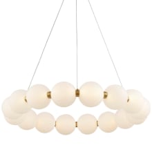 Nightingale 28" Wide LED Ring Chandelier