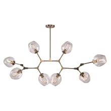 Quantum 8 Light 56" Wide Abstract Pendant