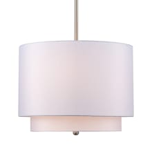 3 Light Double Shade Pendant from the Young and Hip Collection