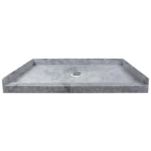 Ready-to-Tile 60" x 32" Rectangular Shower Base with Single Threshold and Center Drain