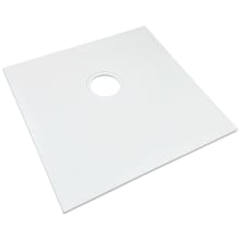 Ready-to-Tile 35-3/8" x 35-3/8" Square Shower Base with Center Drain
