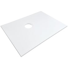 Ready-to-Tile 45-1/4" x 30-5/16" Rectangular Shower Base with Rear Drain