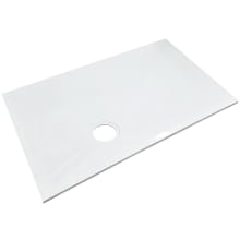 Ready-to-Tile 51-3/16" x 32-1/4" Rectangular Shower Base with Front Drain
