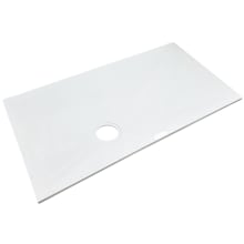 Ready-to-Tile 59-1/16" x 32-1/4" Rectangular Shower Base with Front Drain